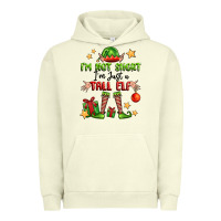 Pigment Pistachio im not  im just a tall elf Urban Hoodie - FaDigitalArtStudio