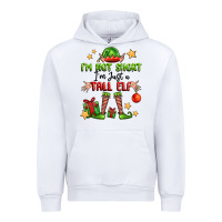 White im not  im just a tall elf Urban Hoodie - FaDigitalArtStudio