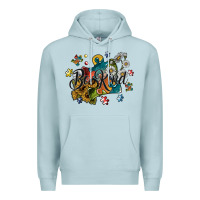 Blue Mist be kind Premium Hoodie - SublimationCraftShop
