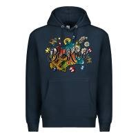Navy be kind Premium Hoodie - SublimationCraftShop