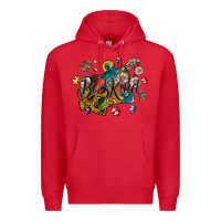 Red be kind Premium Hoodie - SublimationCraftShop