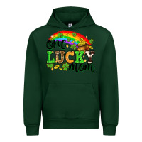 Forest Green One lucky mom St. Patricks Day Urban Hoodie - Neo Western