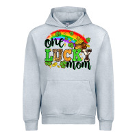 Heather Grey One lucky mom St. Patricks Day Urban Hoodie - Neo Western