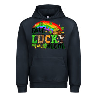 Navy One lucky mom St. Patricks Day Urban Hoodie - Neo Western