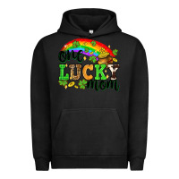 Pigment Black One lucky mom St. Patricks Day Urban Hoodie - Neo Western