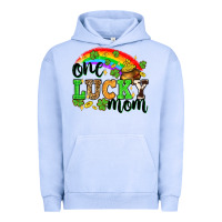 Pigment Grape Ice One lucky mom St. Patricks Day Urban Hoodie - Neo Western