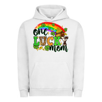 Pigment Lunar Rock One lucky mom St. Patricks Day Urban Hoodie - Neo Western