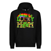 Black One lucky mom St. Patricks Day Premium Hoodie - Neo Western