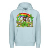 One Lucky Mom St. Patricks Day Premium Hoodie | Teevron