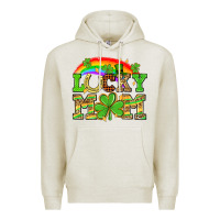 Oatmeal Heather One lucky mom St. Patricks Day Premium Hoodie - Neo Western