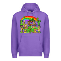 Purple One lucky mom St. Patricks Day Premium Hoodie - Neo Western