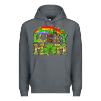Rock One lucky mom St. Patricks Day Premium Hoodie - Neo Western