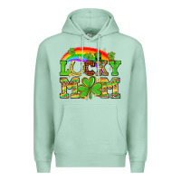 Seafoam One lucky mom St. Patricks Day Premium Hoodie - Neo Western