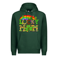 Sports Green One lucky mom St. Patricks Day Premium Hoodie - Neo Western