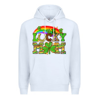 White One lucky mom St. Patricks Day Premium Hoodie - Neo Western