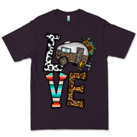 Plum love caravan Premium Tee - CowhideDigitalArt