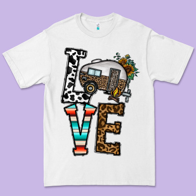 Love Caravan Premium Tee Designed By Cowhidedigitalart