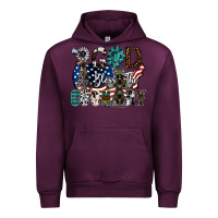Mauve Wine god bless the country Urban Hoodie - SublimationCraftShop