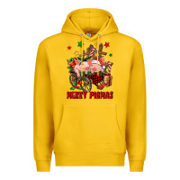 Lemon merry pig mas Premium Hoodie - FaDigitalArtStudio