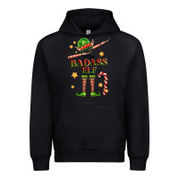 Black im the badass elf Urban Hoodie - FaDigitalArtStudio