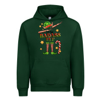 Foreset Green im the badass elf Urban Hoodie - FaDigitalArtStudio