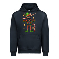 Navy im the badass elf Urban Hoodie - FaDigitalArtStudio