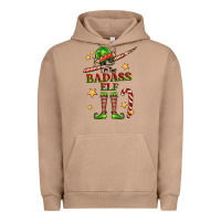 Pigment Burro im the badass elf Urban Hoodie - FaDigitalArtStudio