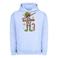 Pigment Grape Ice im the badass elf Urban Hoodie - FaDigitalArtStudio