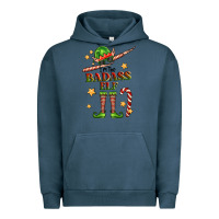 Pigment Midnight Navy im the badass elf Urban Hoodie - FaDigitalArtStudio