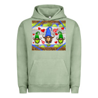 Pigment Oil Green western tennis gnome Urban Hoodie - HRA Design Shop