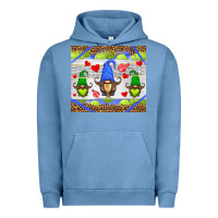 Pigment Pebble Blue western tennis gnome Urban Hoodie - HRA Design Shop