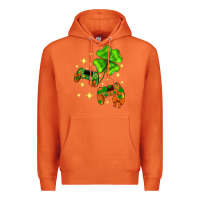 Carrot St. Patrick's Day with game control and clover Premium Hoodie - Neo Western
