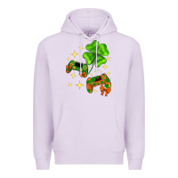 Lilac St. Patrick's Day with game control and clover Premium Hoodie - Neo Western