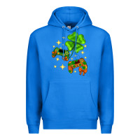 True Royal St. Patrick's Day with game control and clover Premium Hoodie - Neo Western