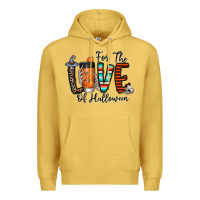 Antique Gold for the love of halloween Premium Hoodie - CowhideDigitalArt