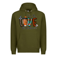 Army Green for the love of halloween Premium Hoodie - CowhideDigitalArt