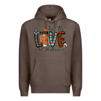 Coffee for the love of halloween Premium Hoodie - CowhideDigitalArt