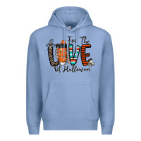 Colony Blue for the love of halloween Premium Hoodie - CowhideDigitalArt
