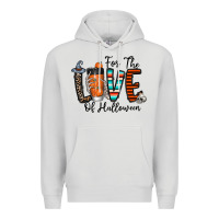 Dove Grey for the love of halloween Premium Hoodie - CowhideDigitalArt