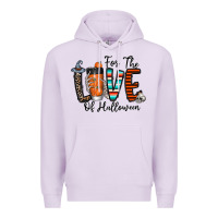 Lilac for the love of halloween Premium Hoodie - CowhideDigitalArt