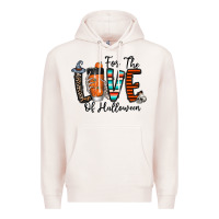 Pale Pink for the love of halloween Premium Hoodie - CowhideDigitalArt