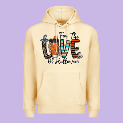 For The Love Of Halloween Premium Hoodie Designed By Cowhidedigitalart