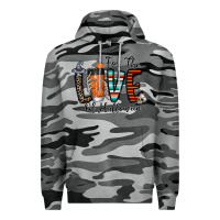 Slate Camo for the love of halloween Premium Hoodie - CowhideDigitalArt