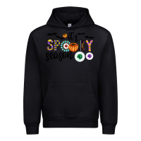 Black spooky Urban Hoodie - CowhideDigitalArt