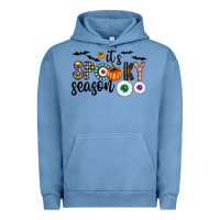 Pigment Pebble Blue spooky Urban Hoodie - CowhideDigitalArt