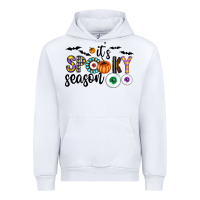 White spooky Urban Hoodie - CowhideDigitalArt