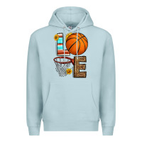 Blue Mist western basketball love Premium Hoodie - HRA Design Shop