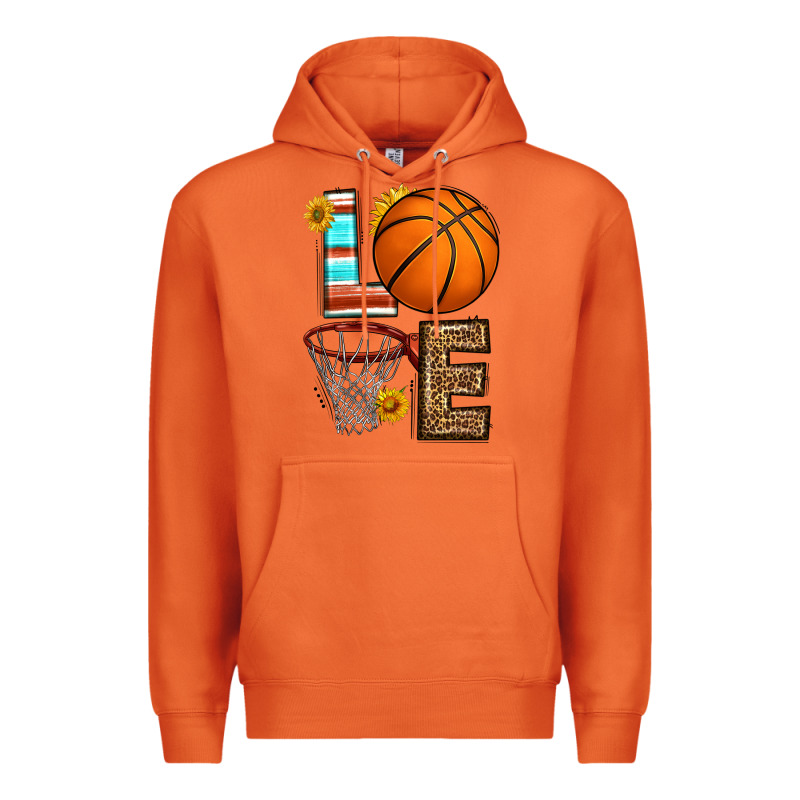 Western Basketball Love Premium Hoodie by HRA Design Shop | Teevron