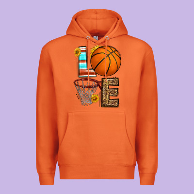 Western Basketball Love Premium Hoodie Designed By Hra Design Shop