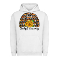 Pigment Lunar Rock Thankful Vibes Only Urban Hoodie - CowhideDigitalArt